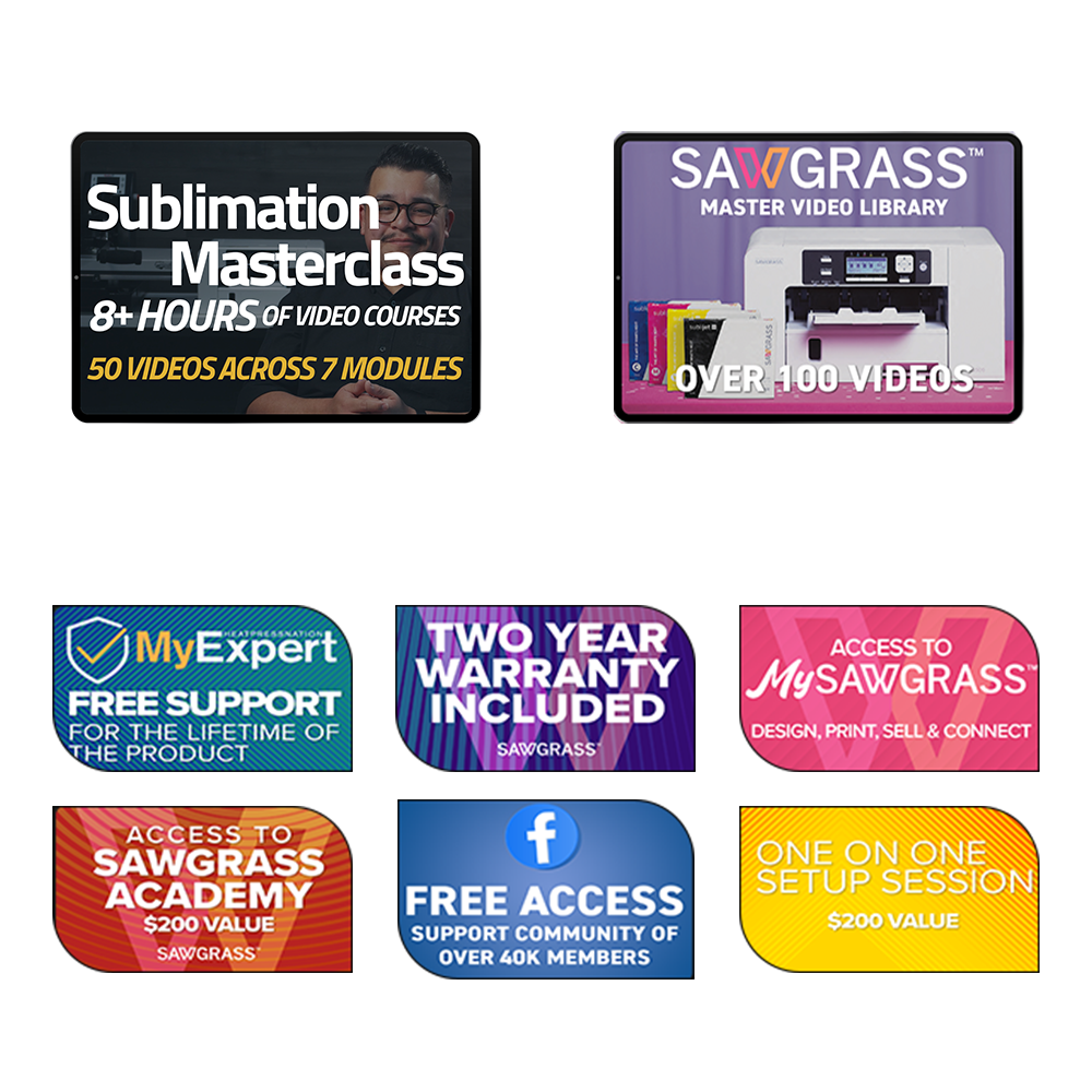 Sawgrass Virtuoso SG1000 Sublijet Sublimationsdrucker-Starterkit