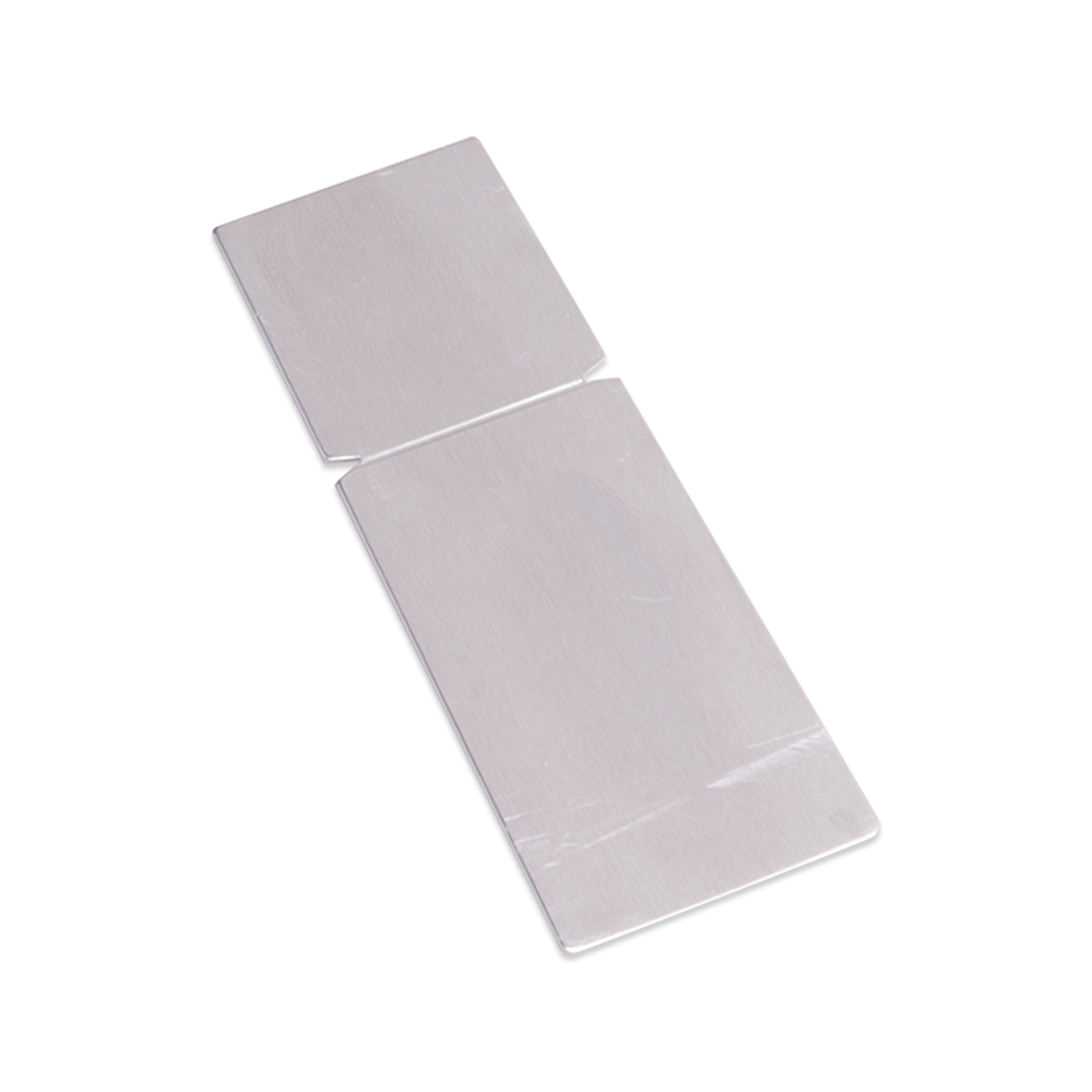 ChromaLuxe 3.5" x 1.5" Mini Raw Aluminium Easel for Sublimation Photo Panels - HeatPressNation