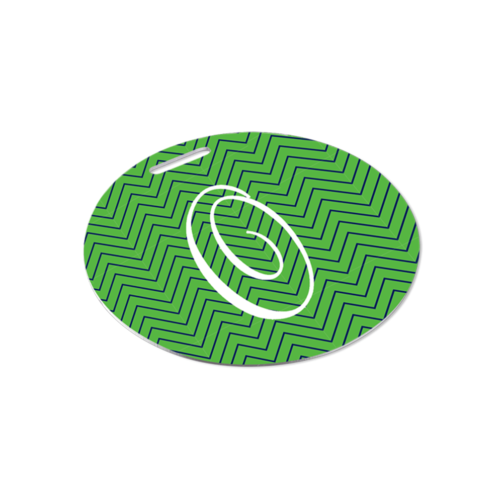Unisub 3.5" Round Sublimation Aluminium Bag Tag - 2 Sided Semi Gloss White - HeatPressNation