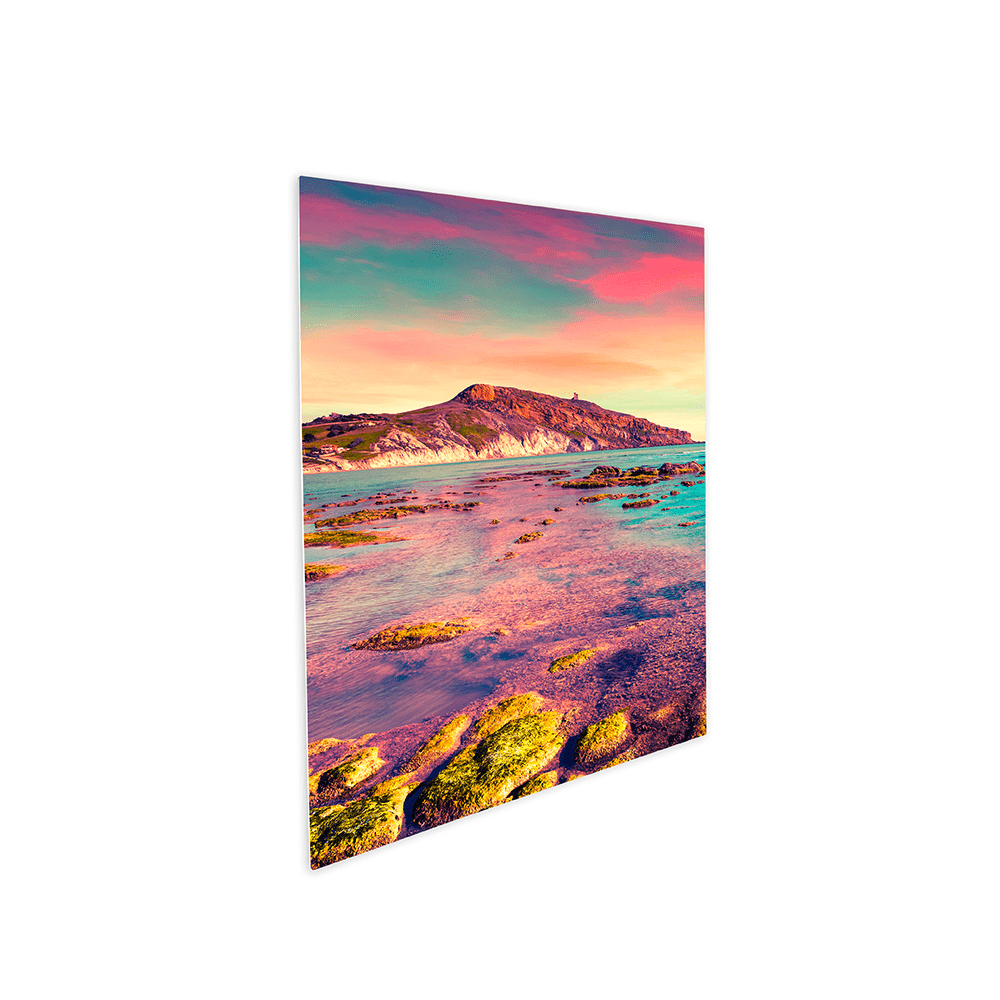 ChromaLuxe 10" x 8" Sublimation Outdoor Aluminium Photo Panel - Gloss White - HeatPressNation