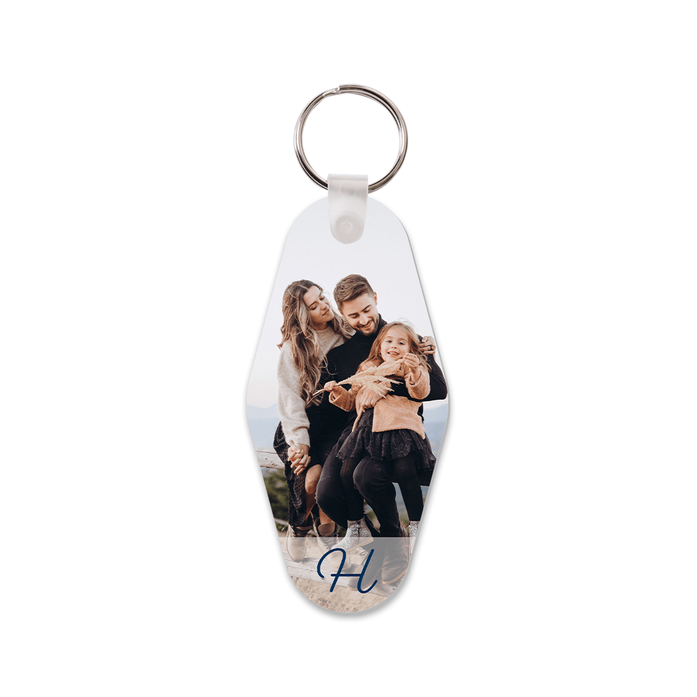 Unisub 3.13" x 1.5" Sublimation FRP Vintage Hotel Keychain - HeatPressNation