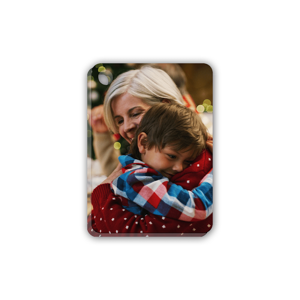 Unisub 2.25" x 1.6" Sublimation Acrylic Rectangle Key Chain - HeatPressNation