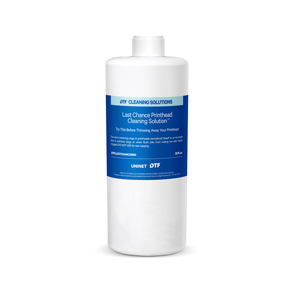 Uninet DTF Last Chance Printhead Cleaning Solution - HeatPressNation