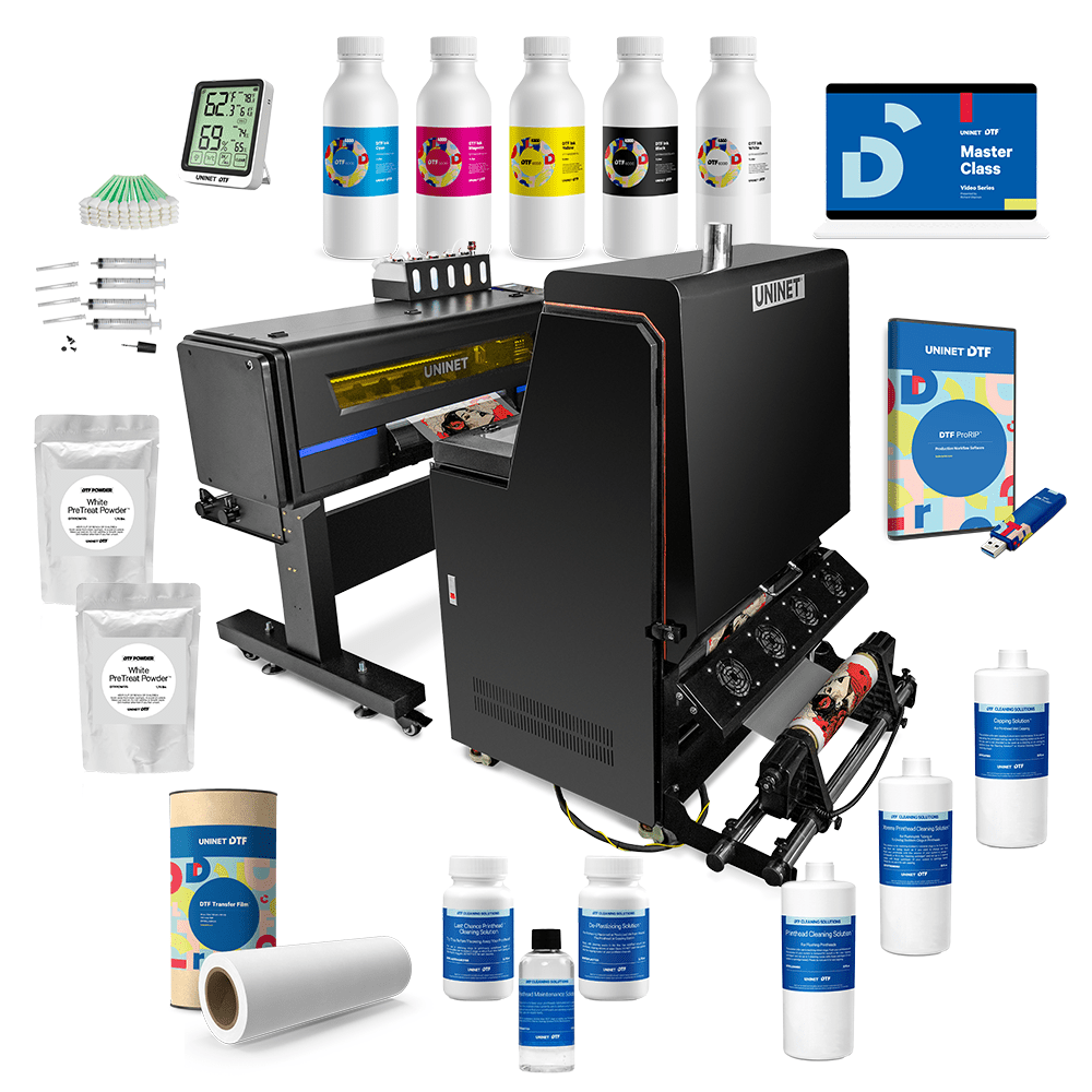 Uninet DTF 4300 17" Direct to Film Printer with 17" Vertical Slim Shaker - HeatPressNation