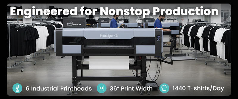 DTF Station Prestige X6 36" DTF Printer Bundle with Supplies