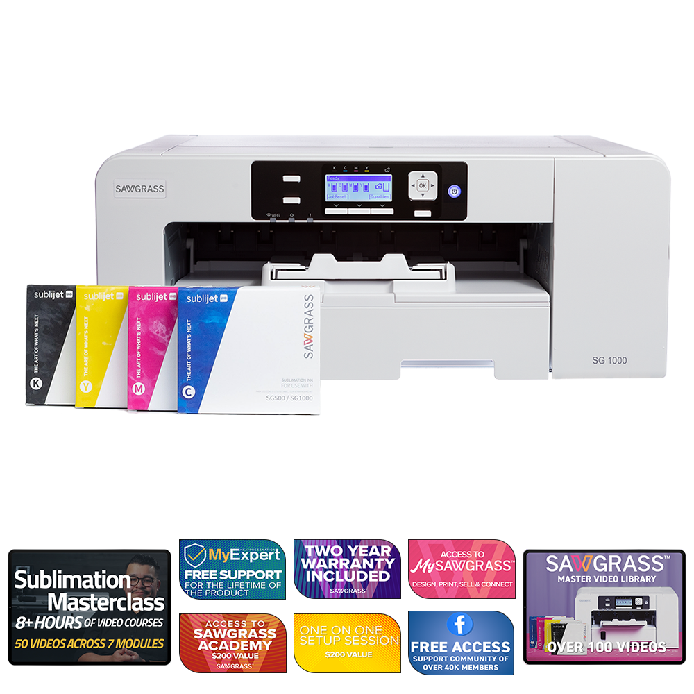 Sawgrass Virtuoso SG1000 Sublijet Sublimationsdrucker-Starterkit