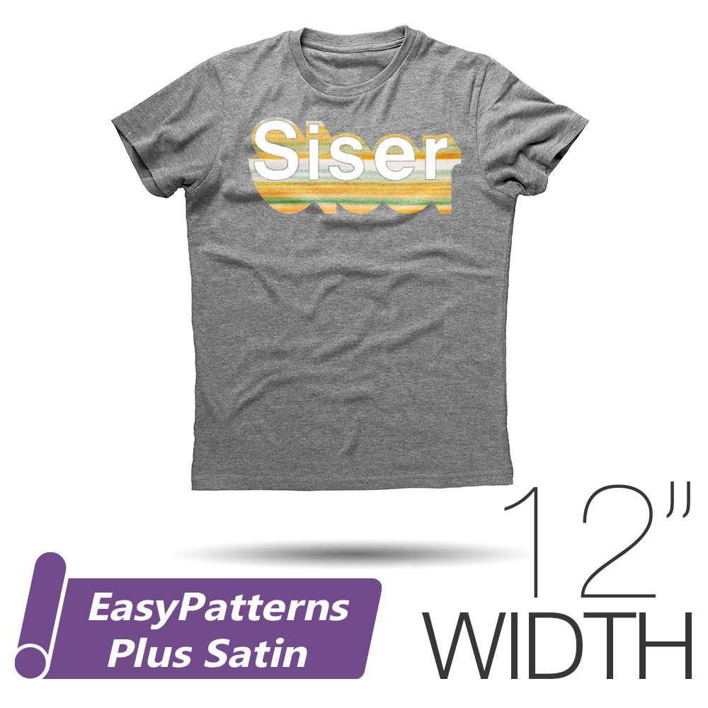 Siser EASYPATTERNS Plus Satin Heat Transfer Vinyl 12" - By the Yard