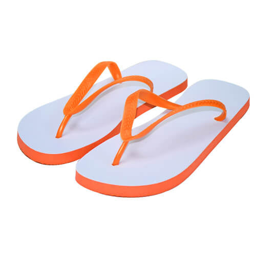 HPN SubliCraft Photo Flip-Flops Orange Sublimation Thermal Transfer