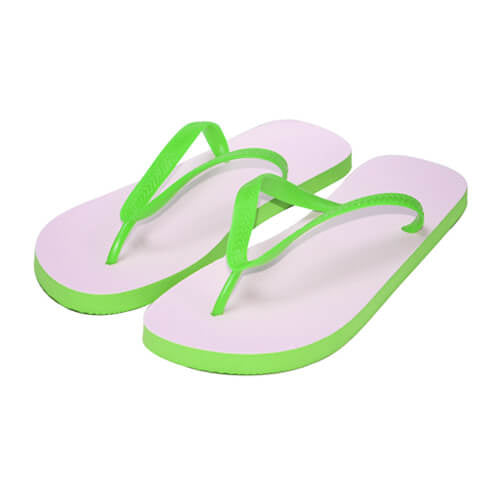 HPN SubliCraft Photo Flip-Flops Green Sublimation Thermal Transfer