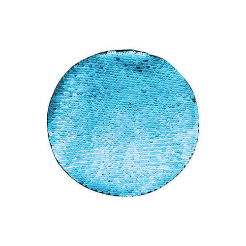 HPN SubliCraft Two-Color Sequin Circle Ø 19 cm - Light Blue