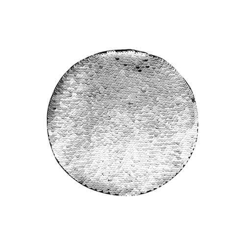 HPN SubliCraft Two-Color Sequin Circle Ø 19 cm - Silver