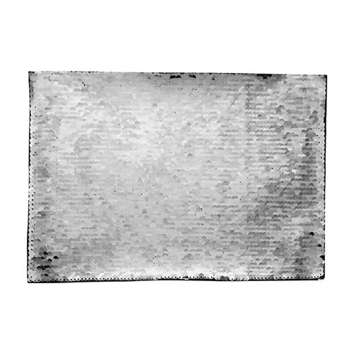 HPN SubliCraft Two-Color Sequin Rectangle 21 x 28 cm - Silver