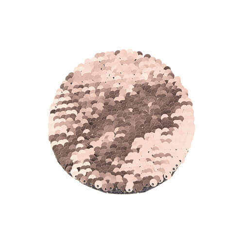 HPN SubliCraft Two-Color Sequin Circle Ø 10 cm - Champagne