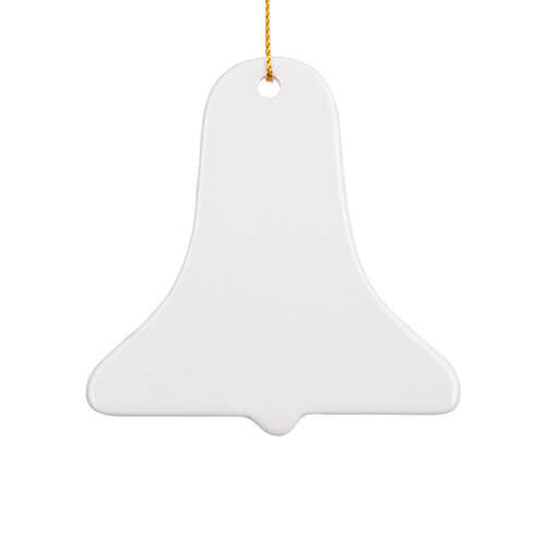 HPN SubliCraft Ceramic Pendant for Sublimation - Bell