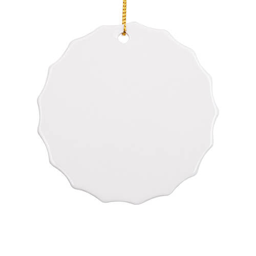 HPN SubliCraft Ceramic Pendant for Sublimation - Big Gear
