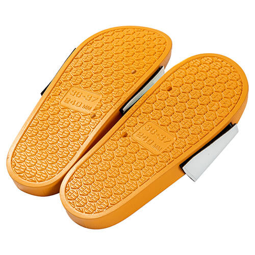 HPN SubliCraft Adult Flip-Flops for Sublimation - Yellow Sole