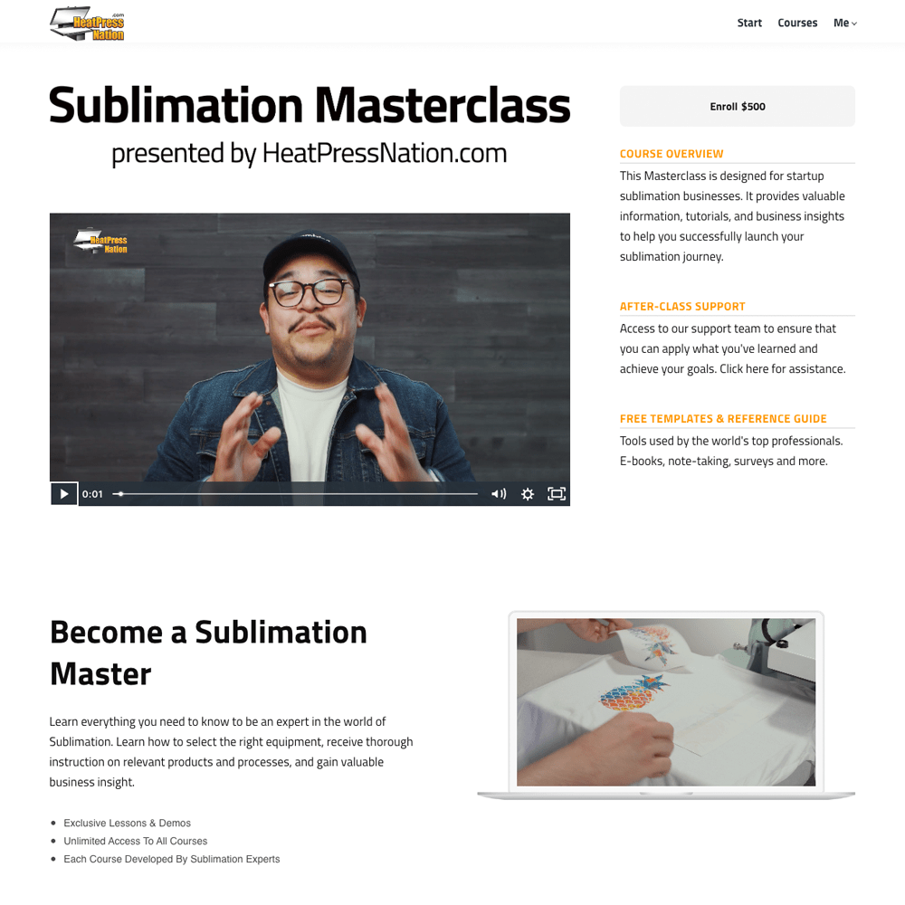HPN MyExpert Support Sublimation Masterclass - HeatPressNation