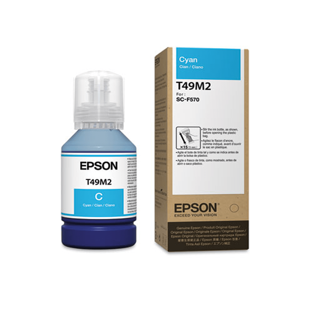 Epson T49M Cyan UltraChrome Dye Sublimation Ink for SureColor F170 and F570 - 140ml - HeatPressNation