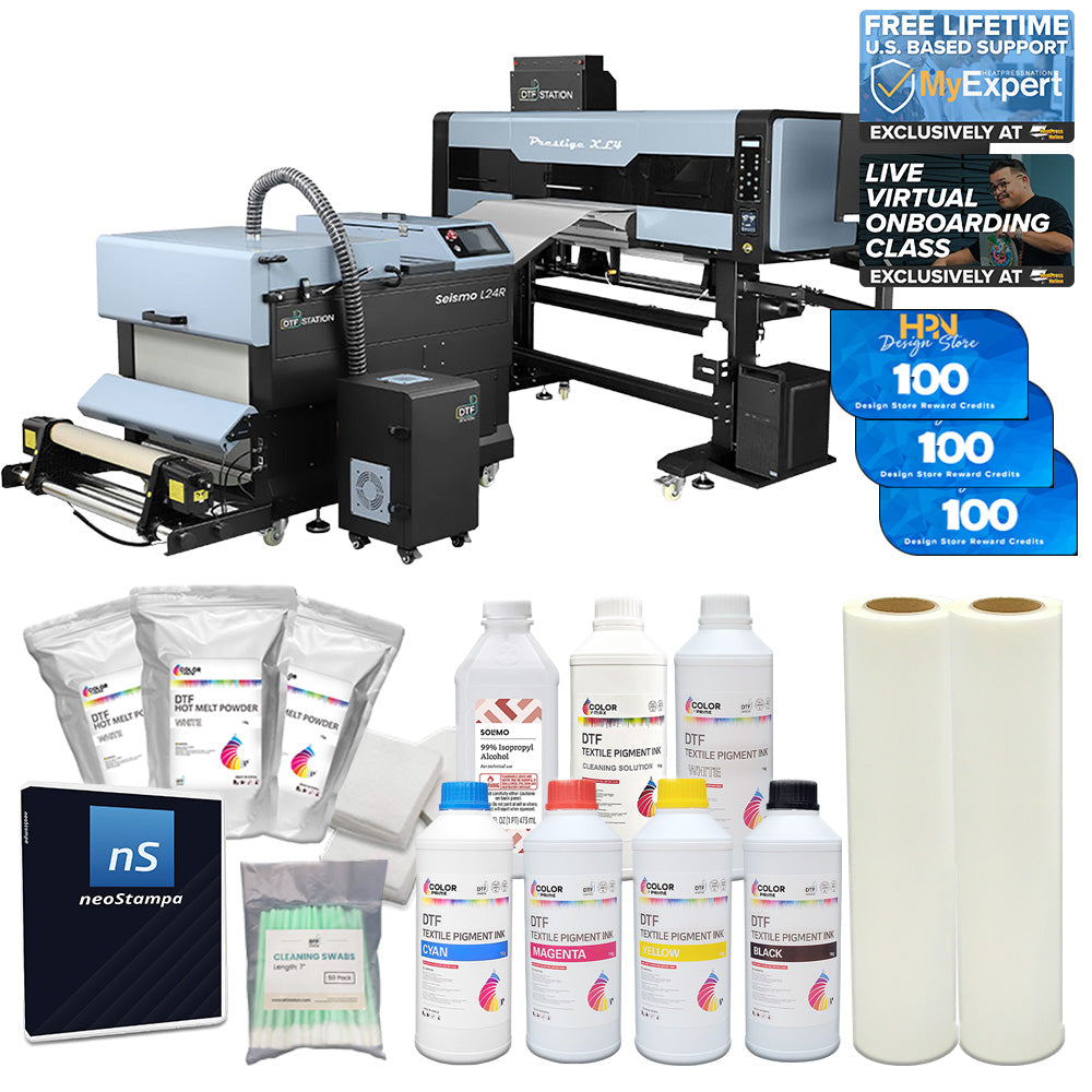 DTF Station Prestige XL4 24" DTF Printer L24R Bundle