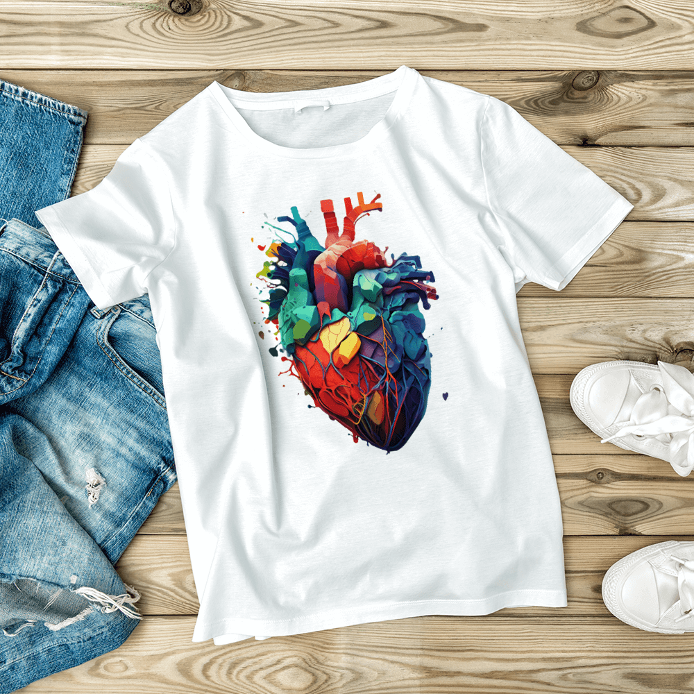 Colorful Heart Design - HeatPressNation