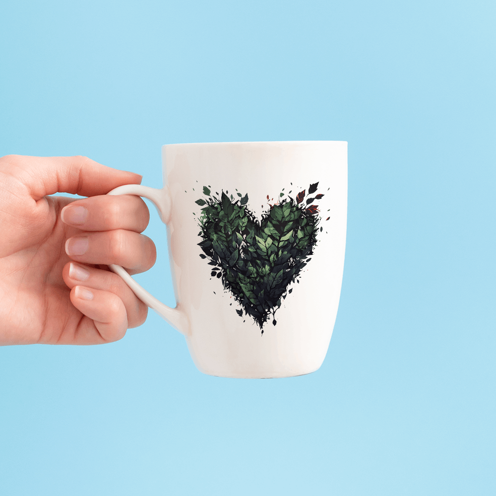Leaf Heart Design - HeatPressNation