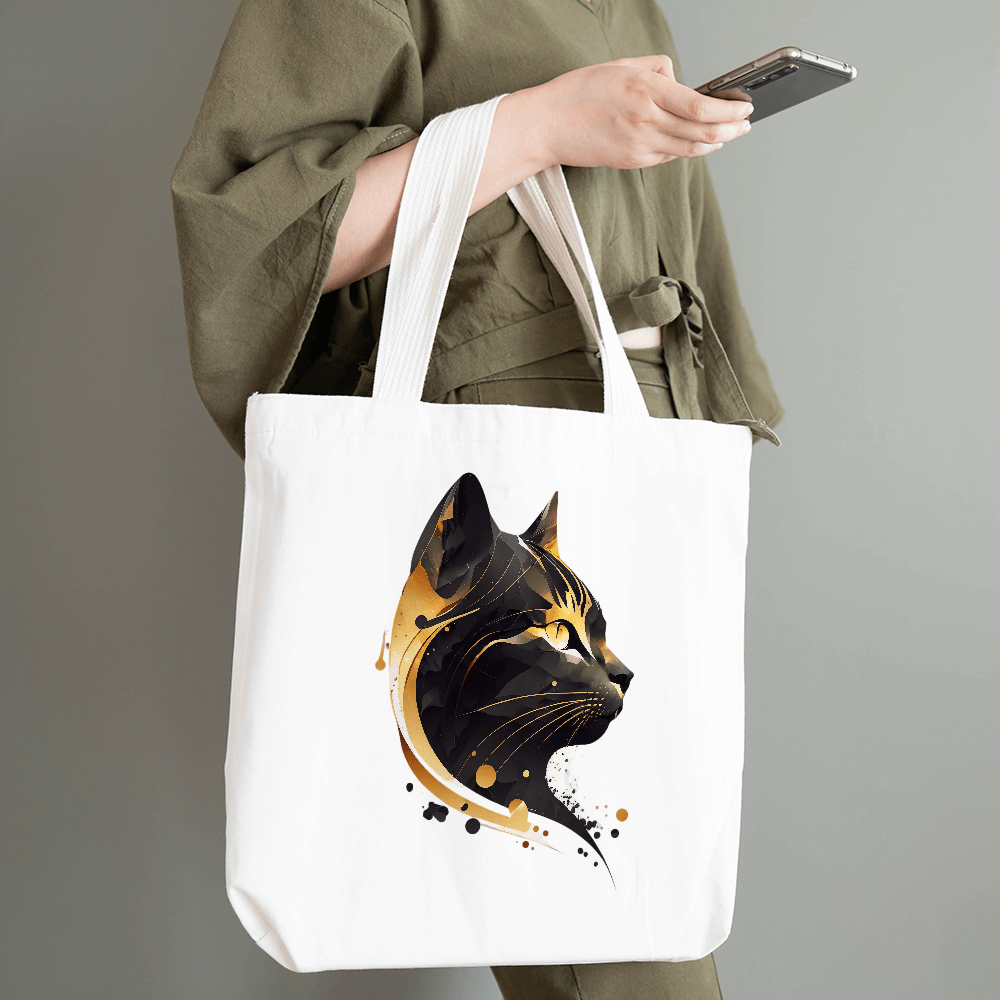 Golden Dark Cat Design - HeatPressNation