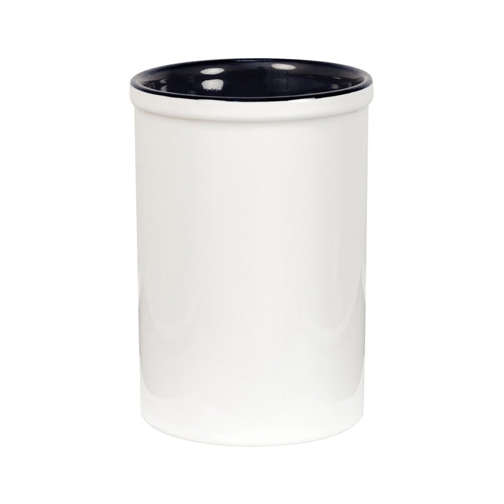 HPN SubliCraft 16 oz. Two Tone Sublimation Ceramic Pencil Holder Caddy - 36 per Case - HeatPressNation