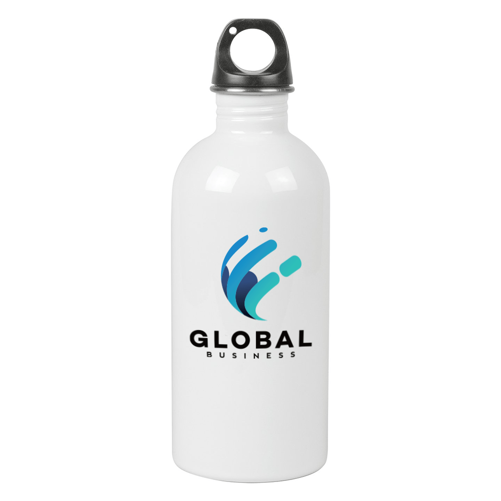 HPN SubliCraft 20 oz. Screw Top Stainless Steel Sublimation Water Bottle - 48 per Case - HeatPressNation