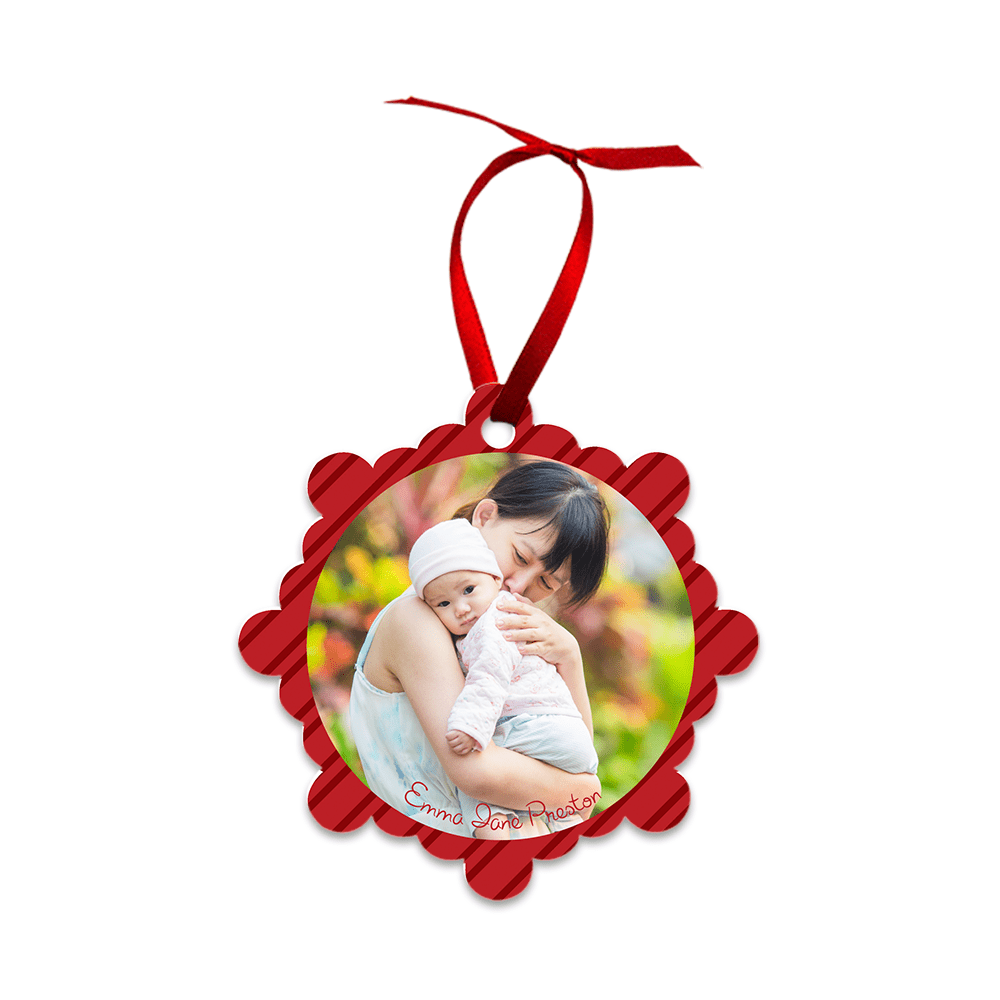 Unisub 2.99" x 2.99" London Sublimation Aluminum Ornament - HeatPressNation