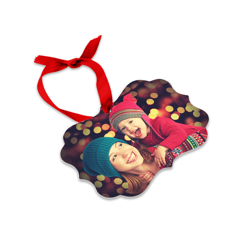 Unisub 3.95" x 2.76" Benelux Sublimation Aluminum Ornament - HeatPressNation