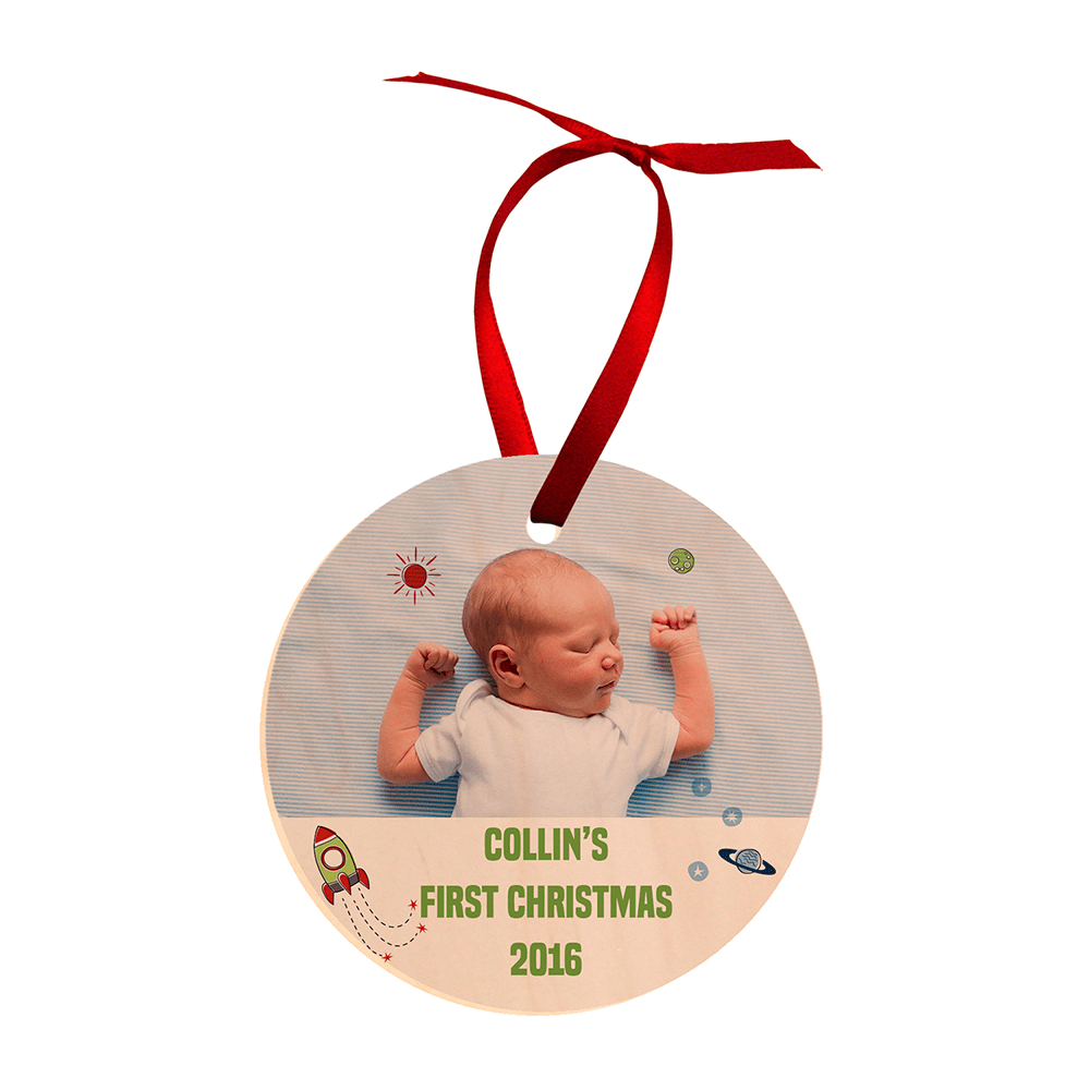 Unisub 2.75" Round Sublimation Maple Ornament - HeatPressNation
