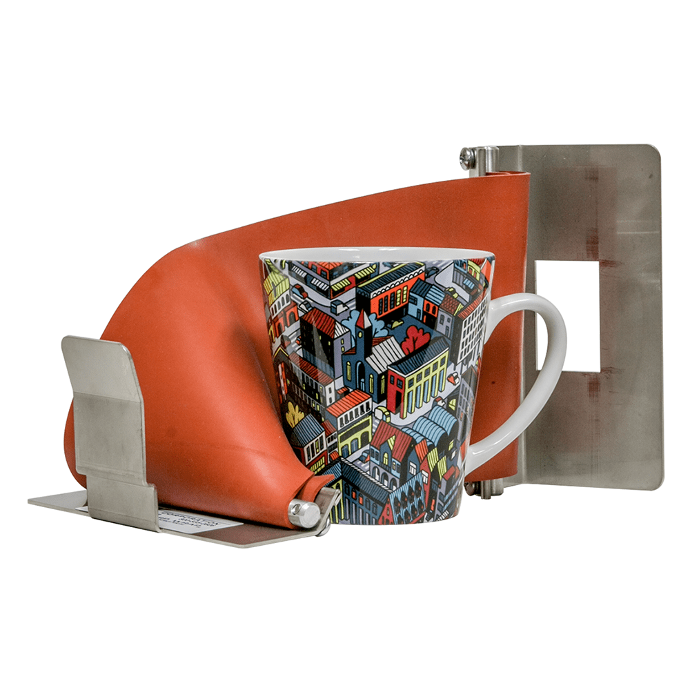 HIX 4" Tapered Sublimation Oven 12 oz. Latte Cup Wrap - HeatPressNation