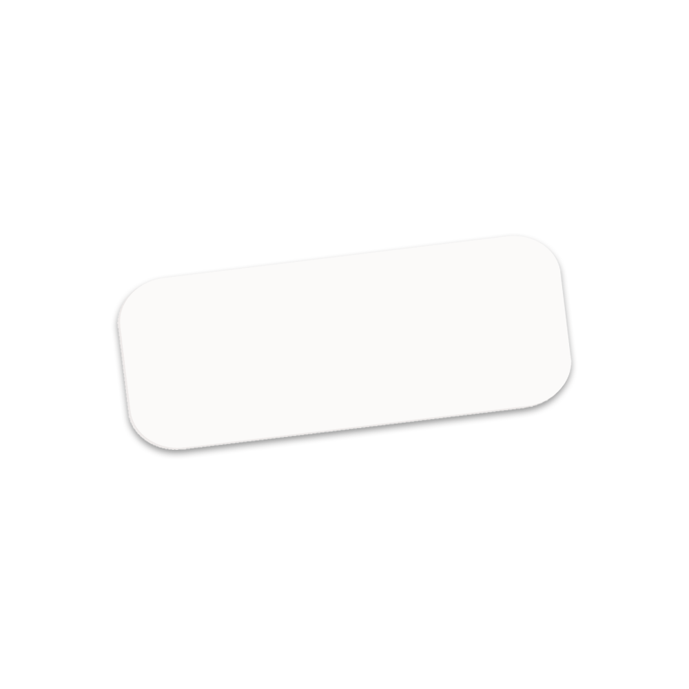 Unisub 1" x 3" Sublimation FRP Name Badge - HeatPressNation
