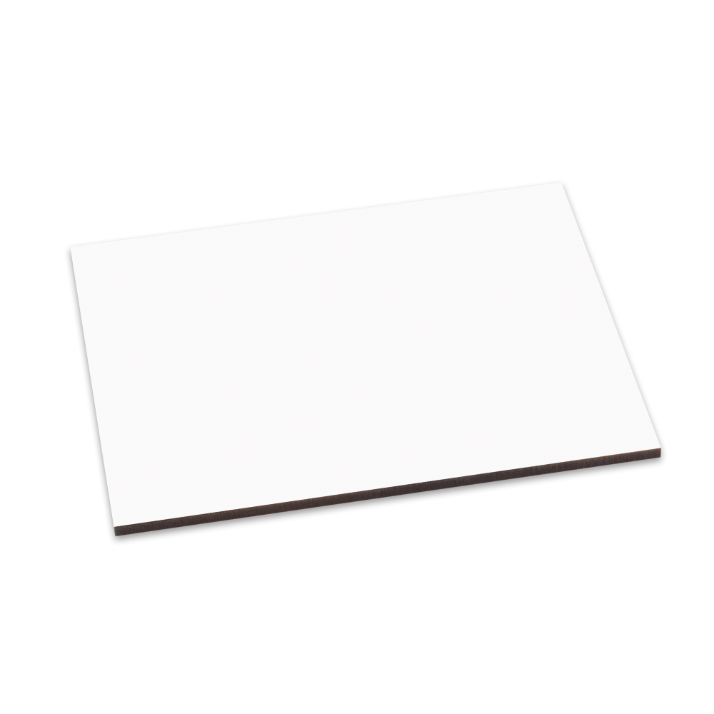 Unisub 6" x 7.875" Vertical Mantle Clock Sublimation Hardboard Tile Insert - HeatPressNation