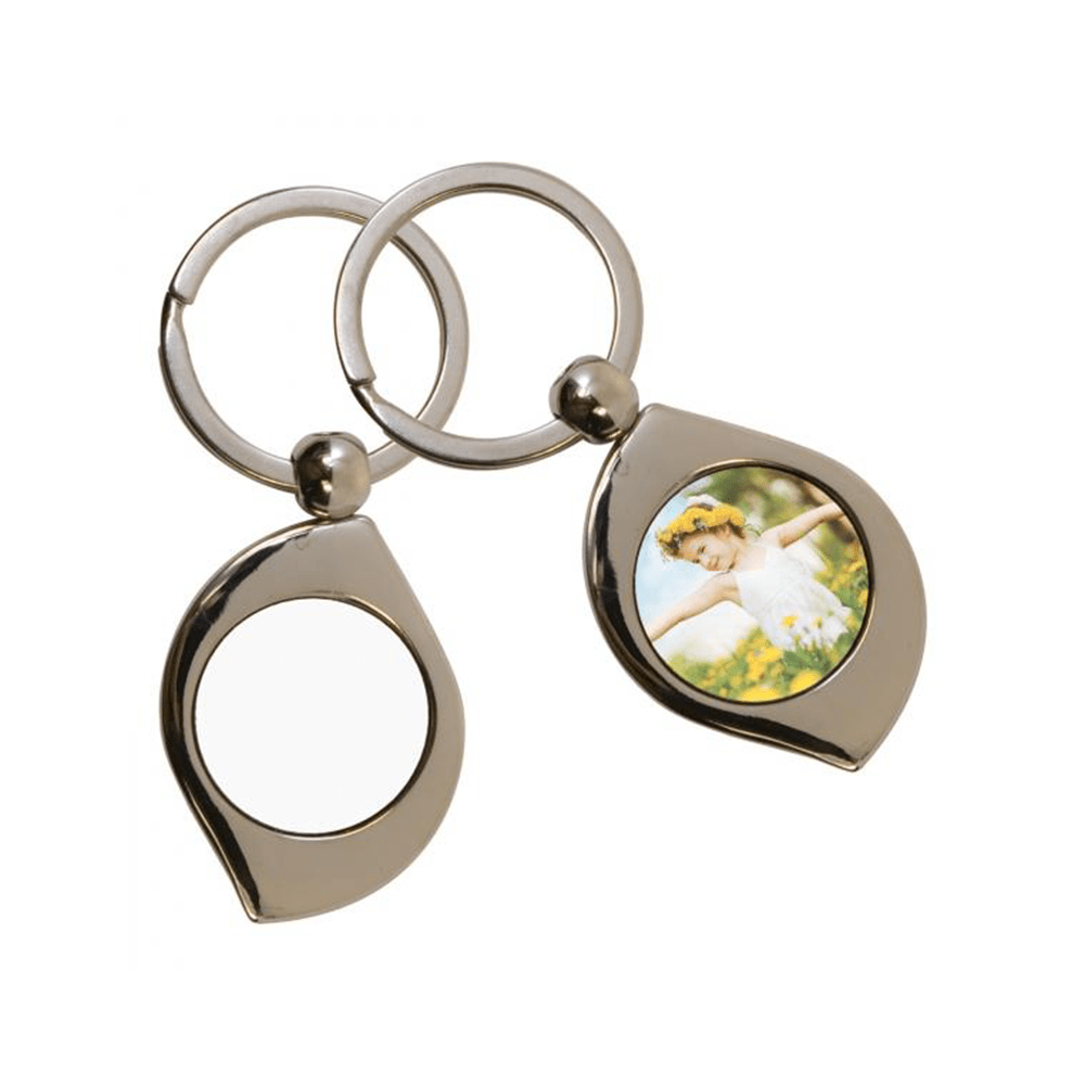 HPN SubliCraft Swirl Sublimation Key Ring - 20 per Case - HeatPressNation