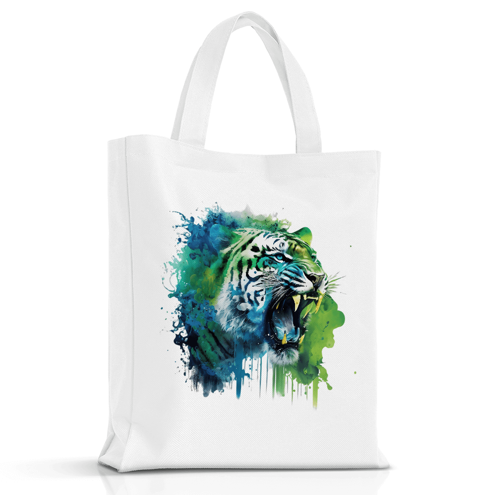 Neon Tiger Head Design - HeatPressNation