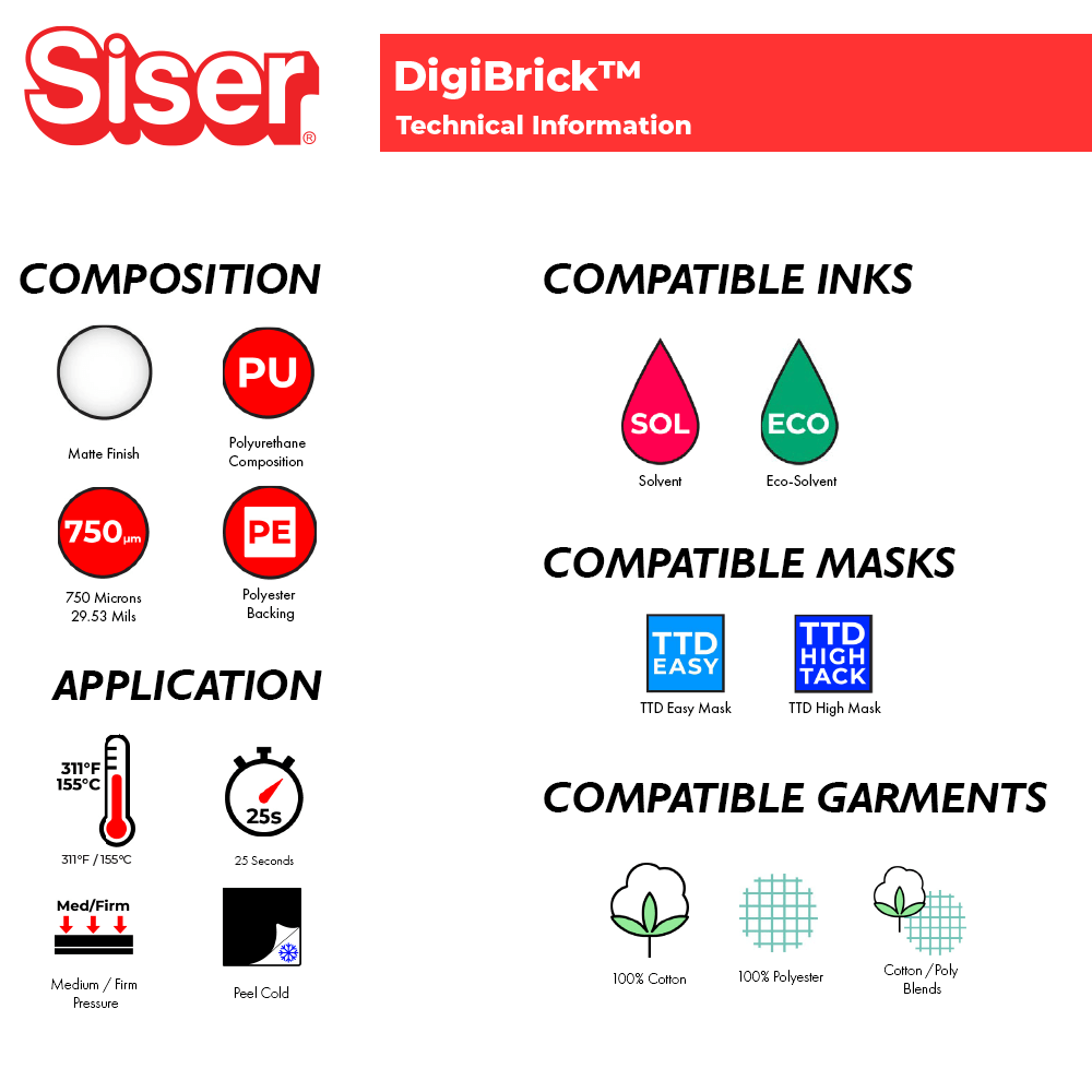 Siser DigiBrick Digital Media - HeatPressNation
