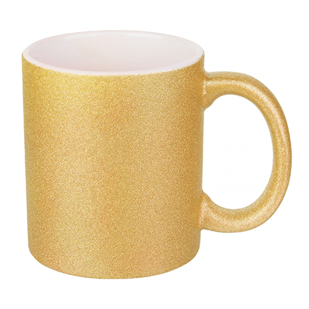 HPN SubliCraft 11 oz. Glitter Sublimation Ceramic Mug - 12 per case - HeatPressNation