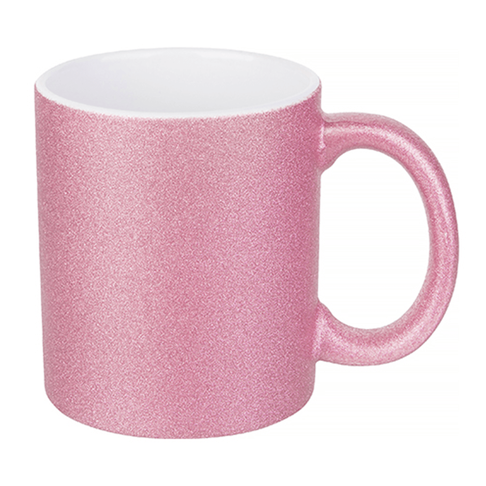 HPN SubliCraft 11 oz. Glitter Sublimation Ceramic Mug - 36 per case - HeatPressNation