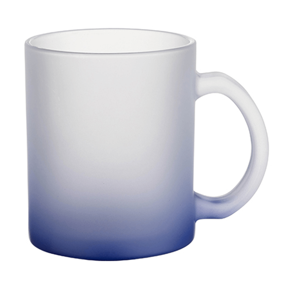 HPN SubliCraft 11 oz. Color Gradient Sublimation Glass Mug - 12 per case - HeatPressNation