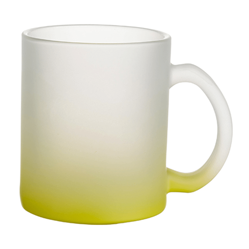 HPN SubliCraft 11 oz. Color Gradient Sublimation Glass Mug - 36 per case - HeatPressNation