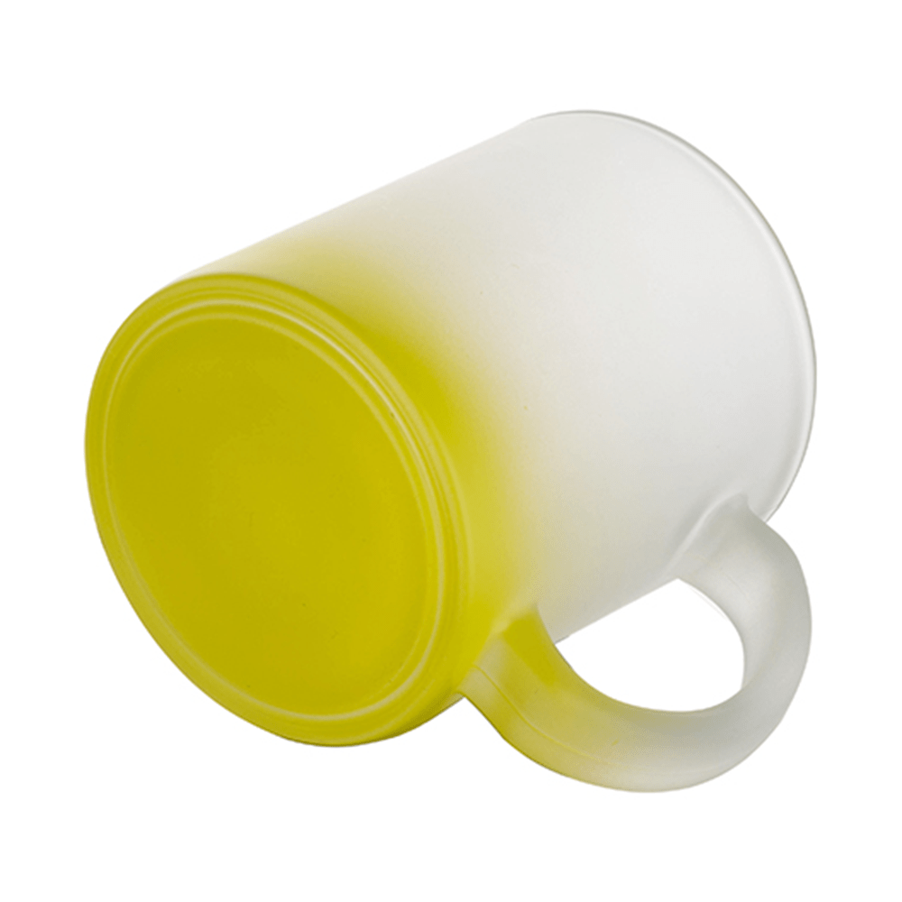 HPN SubliCraft 11 oz. Color Gradient Sublimation Glass Mug - 12 per case - HeatPressNation