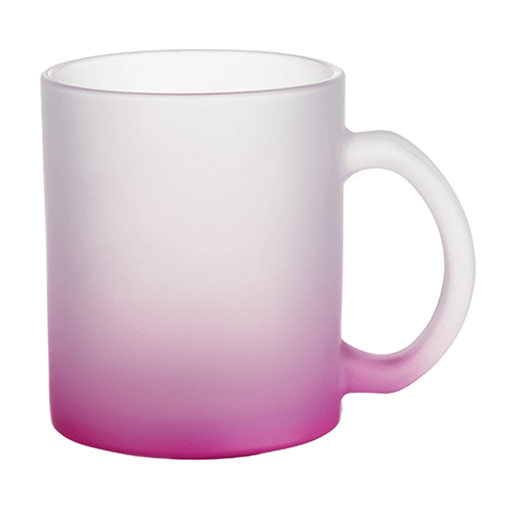 HPN SubliCraft 11 oz. Color Gradient Sublimation Glass Mug - 36 per case - HeatPressNation