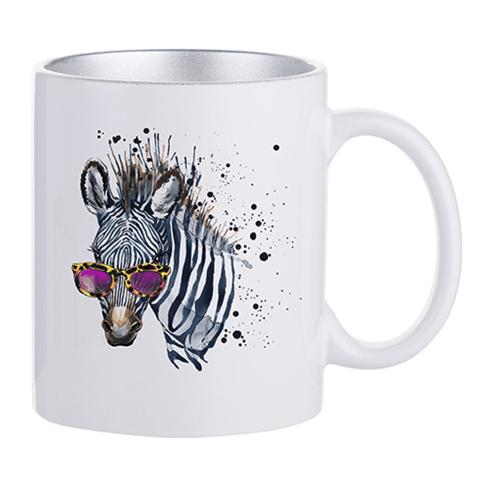 HPN SubliCraft 11 oz. Inner Sparkle Sublimation Ceramic Mug - 36 per case - HeatPressNation