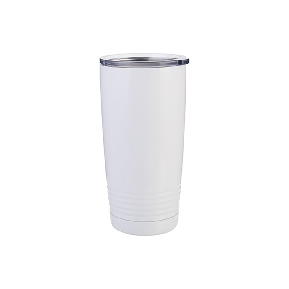 HPN SubliCraft 20 oz. Sublimation Stainless Steel Tumbler with Ringneck Grip - HeatPressNation