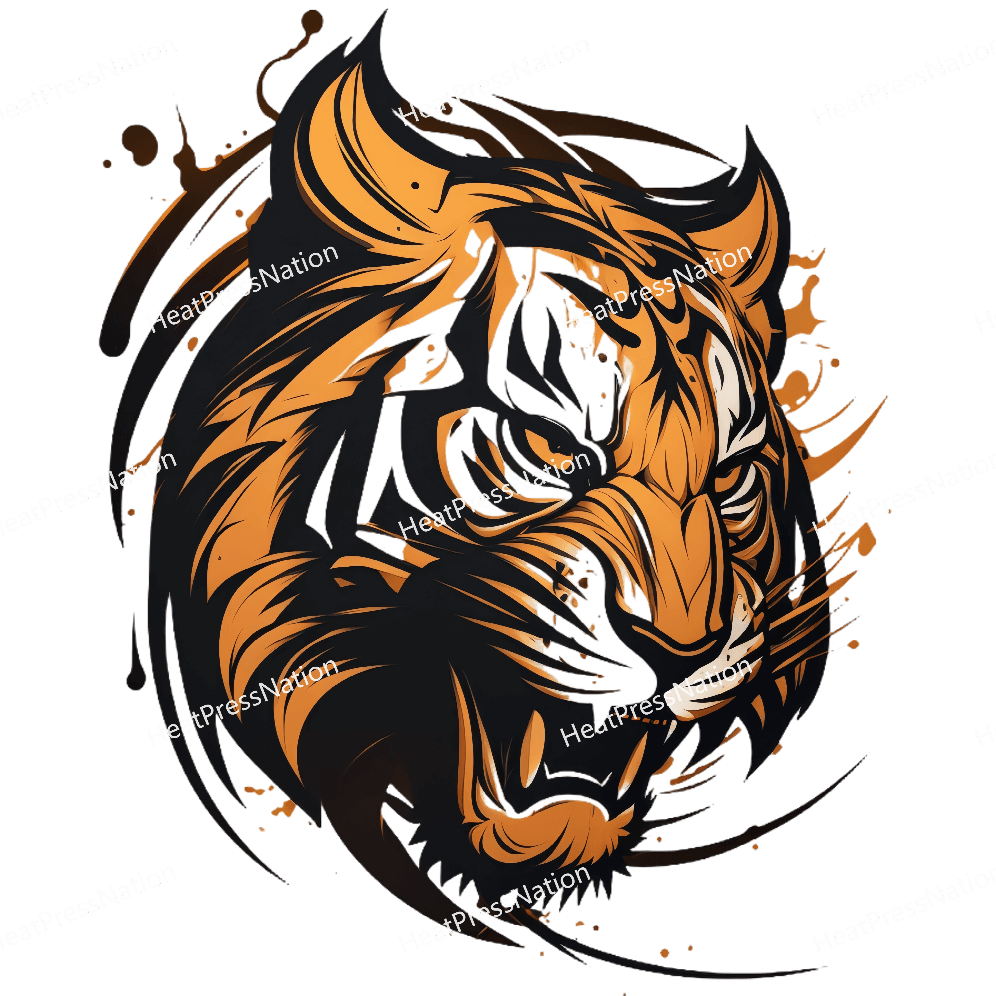 Tiger Tilt Design - HeatPressNation