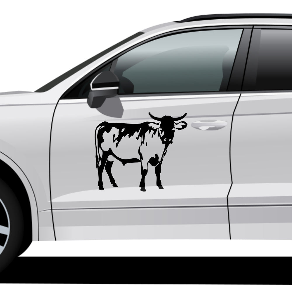Standing Cow Vector Design - HeatPressNation