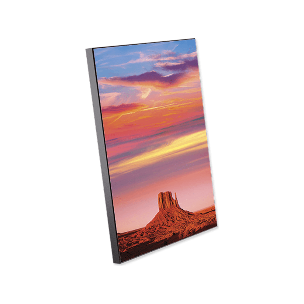 ChromaLuxe 11" x 14" Chamfer Sublimation MDF Wall Panel with Black Edge - HeatPressNation
