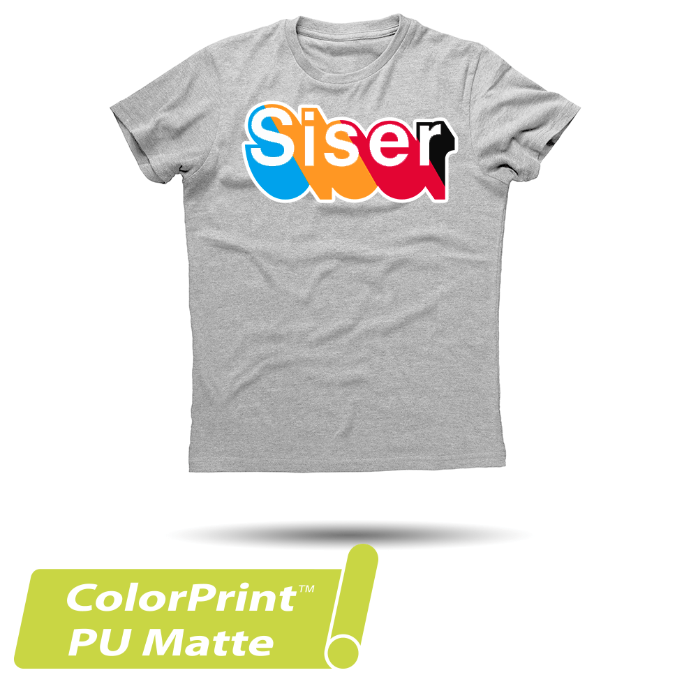 Siser ColorPrint PU Matte Print & Cut Heat Transfer Vinyl - HeatPressNation