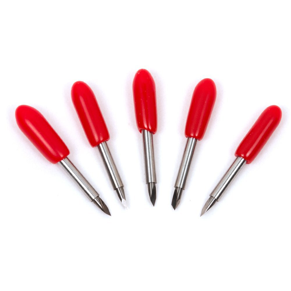 GCC Red CAP Standard (for AR - 24 / Expert II / Expert II LX / Puma IV / Puma IV LX / Jaguar V LX / RX II) 45° Blade - 5 Pack - HeatPressNation